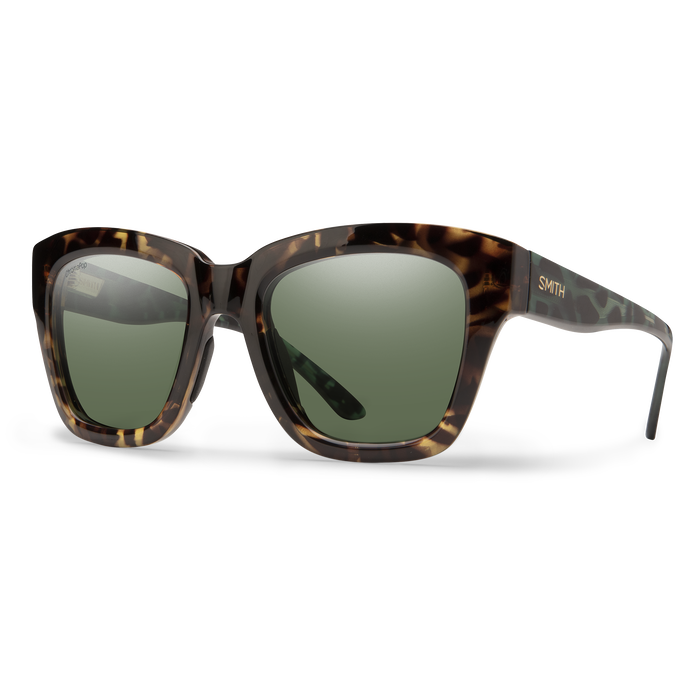 SMITH Sway Alpine Tortoise - ChromaPop Grey Green Polarized Sunglasses Sunglasses Smith 
