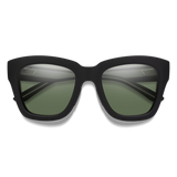 SMITH Sway Matte Black - ChromaPop Grey Green Polarized Sunglasses Sunglasses Smith 