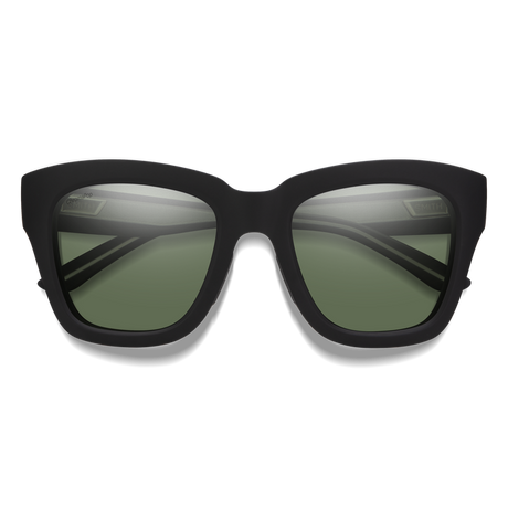 SMITH Sway Matte Black - ChromaPop Grey Green Polarized Sunglasses Sunglasses Smith 