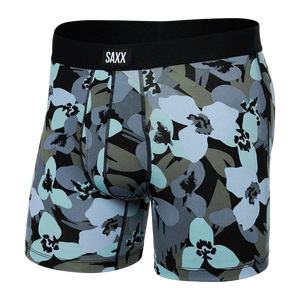 SAXX Daytripper Durable Boxer Brief Underwear Camo Flowers/Blue Fog Men's Underwear Saxx 