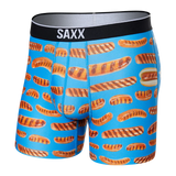 SAXX Volt Breathable Mesh Boxer Brief Underwear All-American Wiener Blue Men's Underwear Saxx 