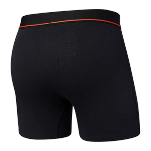 SAXX Non-Stop Stretch Cotton Boxer Brief Underwear Black Men's Underwear Saxx 