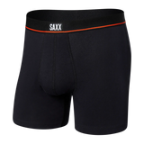SAXX Non-Stop Stretch Cotton Boxer Brief Underwear Black Men's Underwear Saxx 