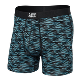 SAXX Vibe Boxer Brief Underwear Action Spacedye/Washed Teal Men's Underwear Saxx 