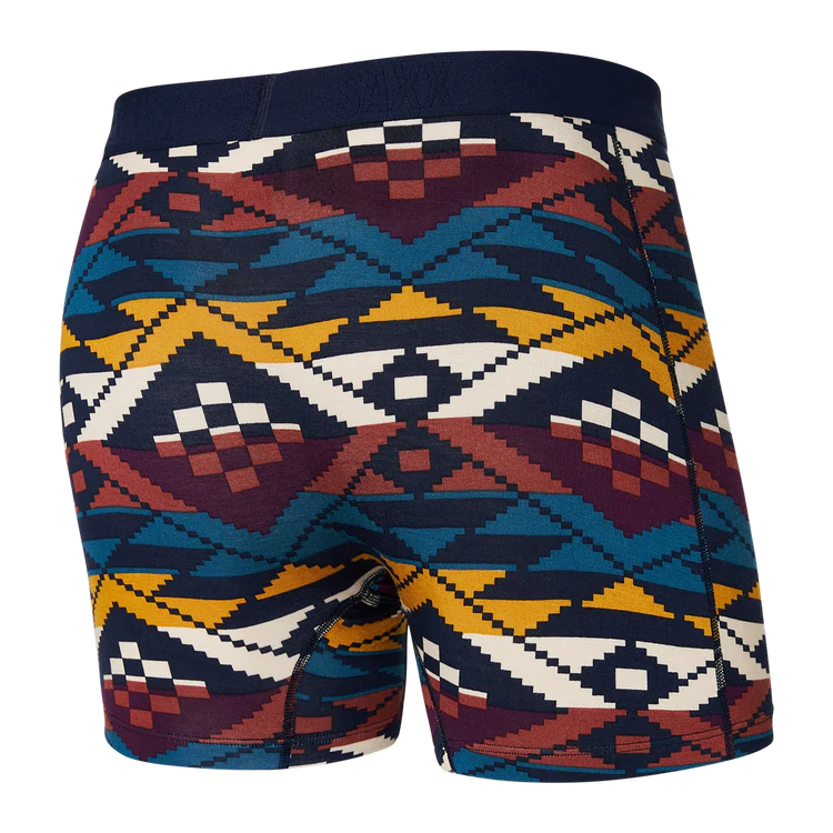 SAXX Vibe Super Soft Boxer Brief Asher Geo-Ocean Multi Men's Underwear Saxx 