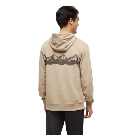 TENTREE Mountain Range Pullover Hoodie Birchwood/Kona Men's Pullover Hoodies Tentree 