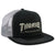 THRASHER Embroidered Logo Mesh Hat Black/Grey Men's Hats Thrasher 