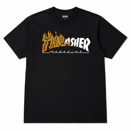 THRASHER Ignite T-Shirt Black Men's Short Sleeve T-Shirts Thrasher 