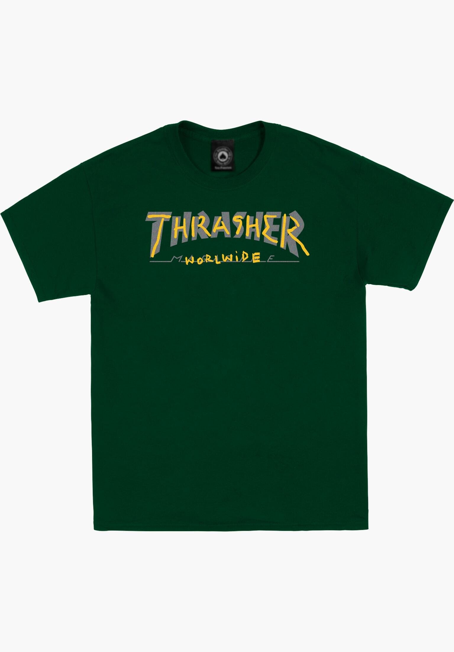 THRASHER Trademark T-Shirt Forest Green Men's Short Sleeve T-Shirts Thrasher 