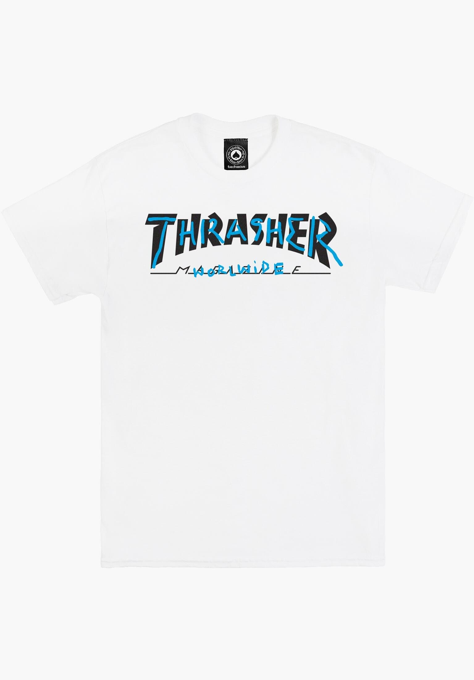 THRASHER Trademark T-Shirt White Men's Short Sleeve T-Shirts Thrasher 