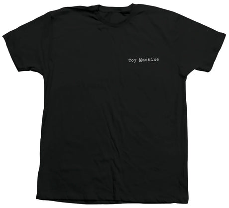 TOY MACHINE Charred Cross T-Shirt Black Men's Short Sleeve T-Shirts Toy Machine 