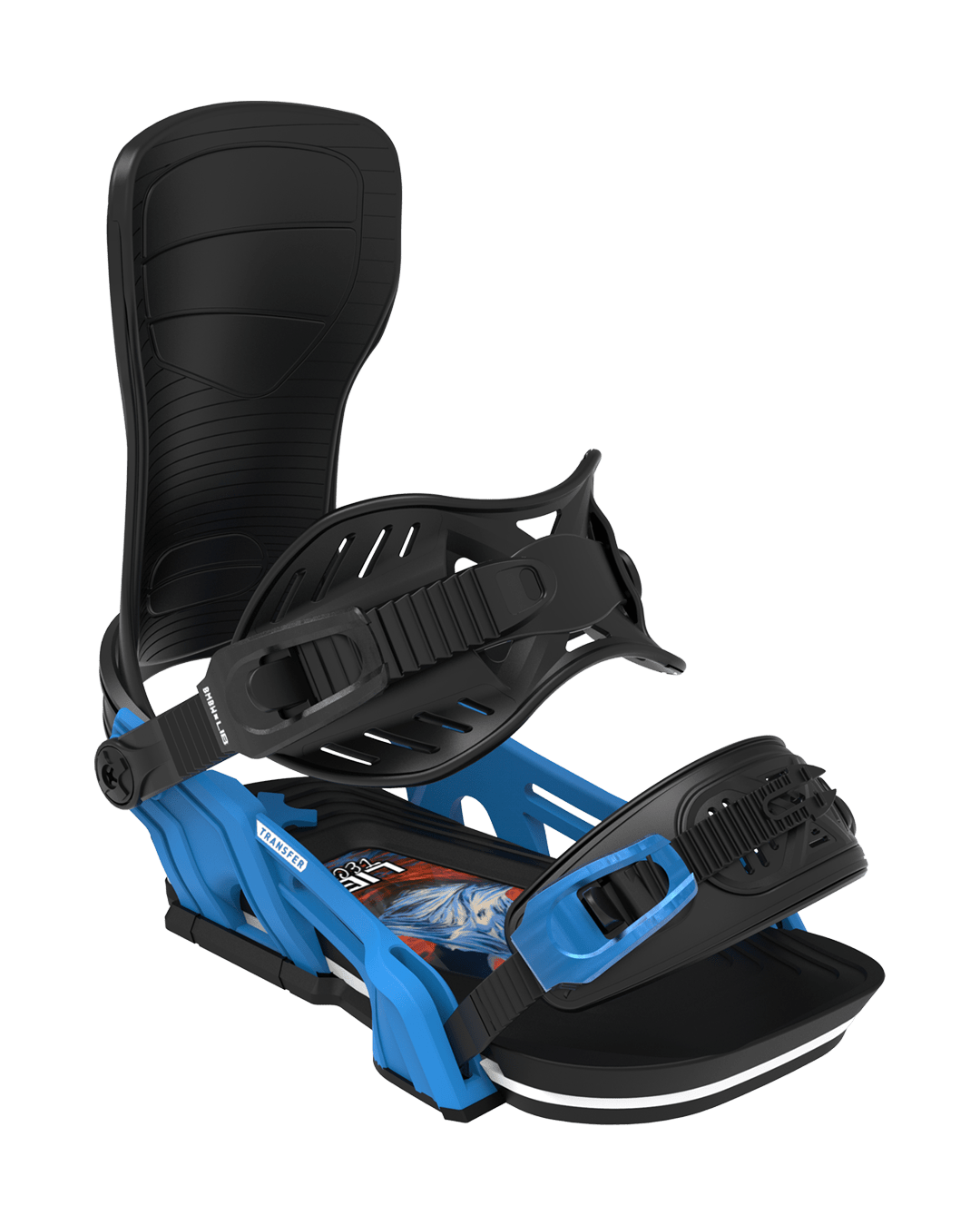 BENT METAL Transfer Snowboard Bindings Blue/Black 2027 Men's Snowboard Bindings Bent Metal 