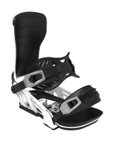 BENT METAL Transfer Snowboard Bindings White 2027 Men's Snowboard Bindings Bent Metal 