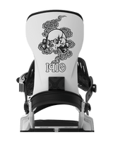 BENT METAL Transfer Snowboard Bindings White 2027 Men's Snowboard Bindings Bent Metal 
