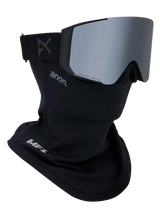 ANON Sync Smoke - Perceive Sunny Onyx + Perceive Variable Violet + MFI Face Mask Snow Goggle Snow Goggles Anon 