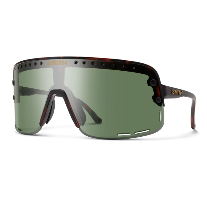SMITH Ultralite Matte Tortoise - ChromaPop Grey Green Sunglasses Sunglasses Smith 