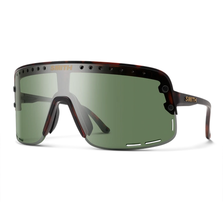 SMITH Ultralite Matte Tortoise - ChromaPop Grey Green Sunglasses Sunglasses Smith 