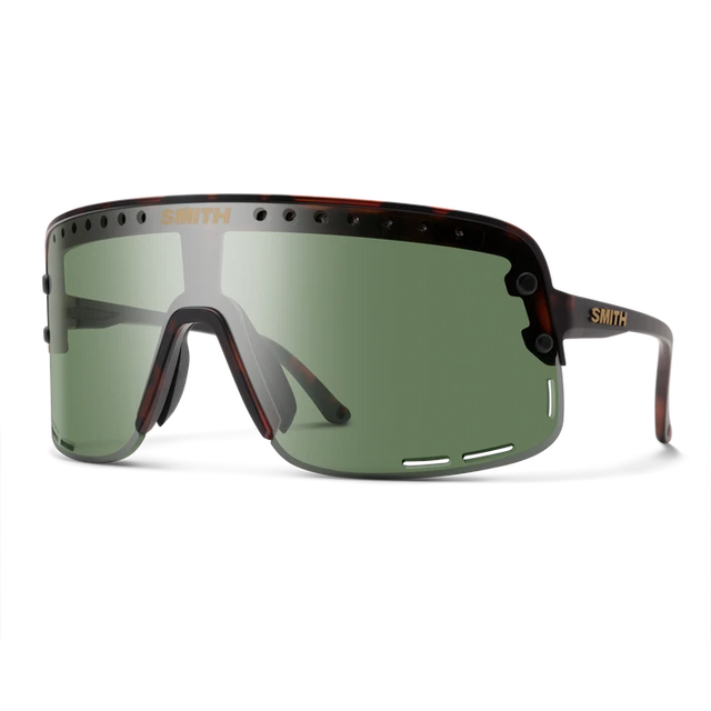SMITH Ultralite Matte Tortoise - ChromaPop Grey Green Sunglasses Sunglasses Smith 