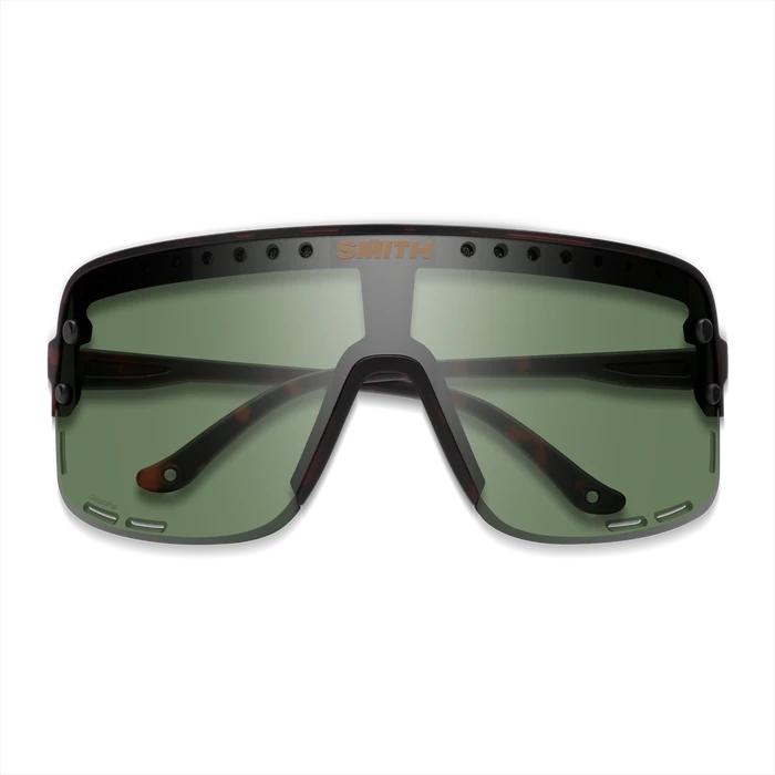 SMITH Ultralite Matte Tortoise - ChromaPop Grey Green Sunglasses Sunglasses Smith 