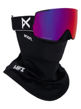 ANON M5 Black - Perceive Sunny Red + Perceive Cloudy Burst + MFI Face Mask Snow Goggle Snow Goggles Anon 