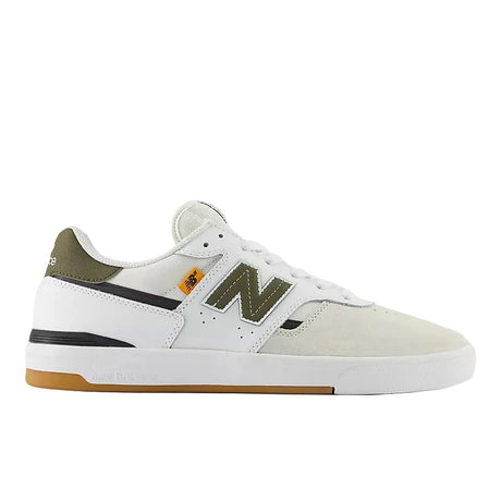 NB NUMERIC Jamie Foy 306 Cup Shoes White/Dark Moss Men's Skate Shoes New Balance 