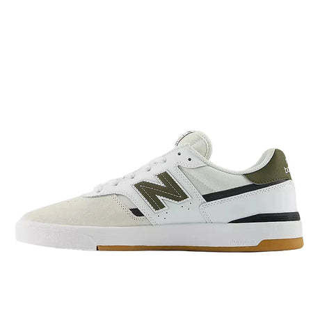 NB NUMERIC Jamie Foy 306 Cup Shoes White/Dark Moss Men's Skate Shoes New Balance 