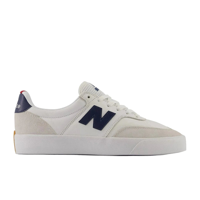 NB NUMERIC 340 Shoes White/NB Navy Men's Skate Shoes New Balance 
