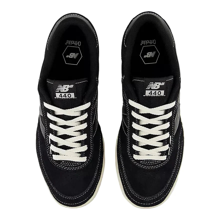 NB NUMERIC 440v2 Shoes Black/Sea Salt Men's Skate Shoes New Balance 