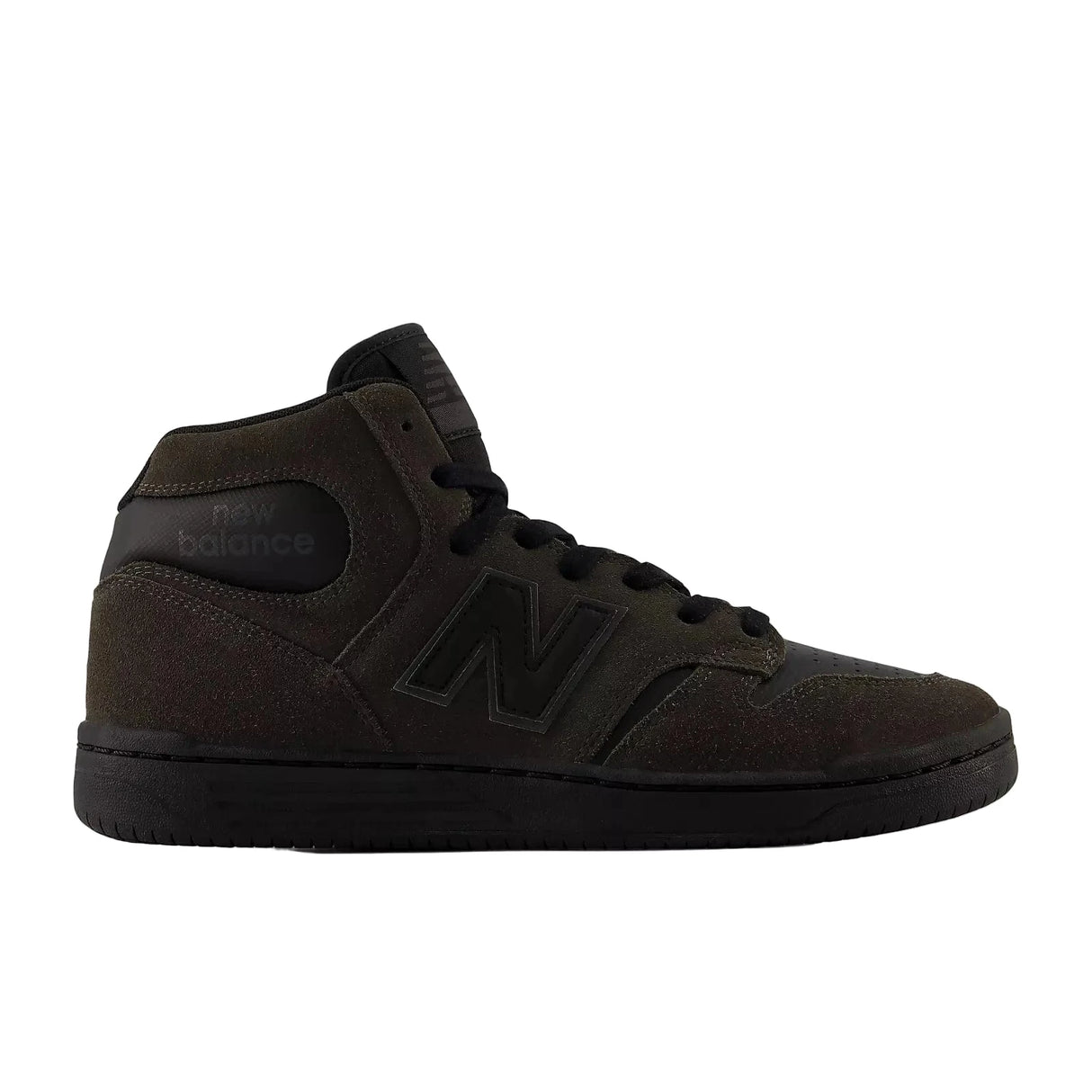 NB NUMERIC 480 High Shoes Black Cement/Black Men's Skate Shoes New Balance 