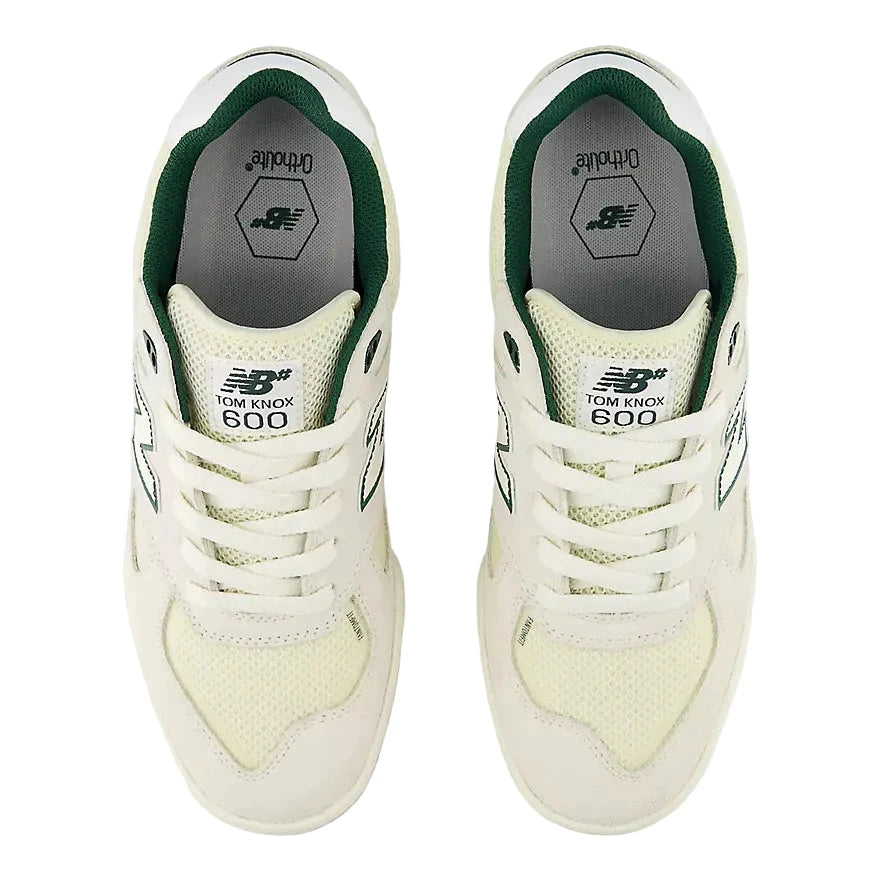 NB NUMERIC Tom Knox 600 Shoes NB 103 White/Green Men's Skate Shoes New Balance 