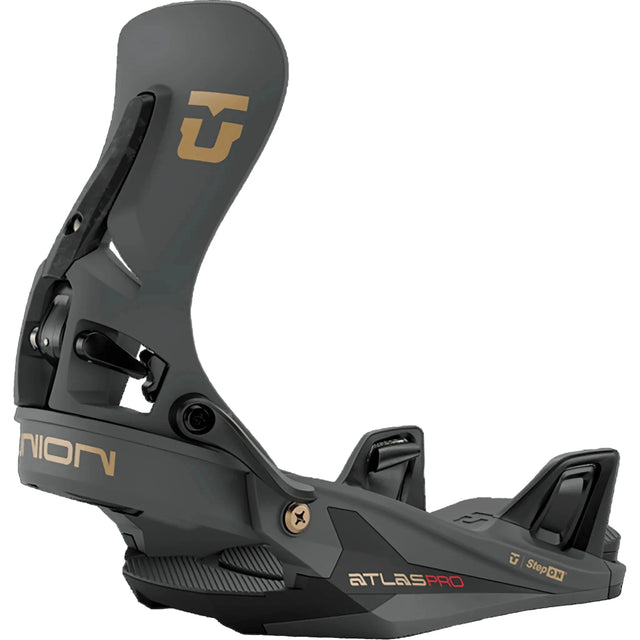 UNION Atlas Pro Step On Snowboard Bindings Black 2027 Men's Step On Bindings Union 