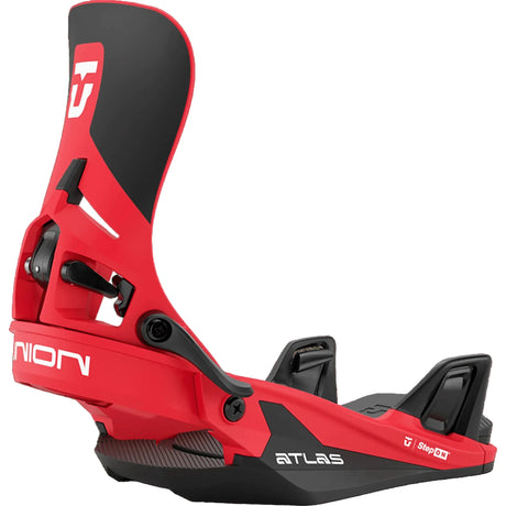 UNION Atlas Step On Snowboard Bindings Red 2027 Men's Step On Bindings Union 