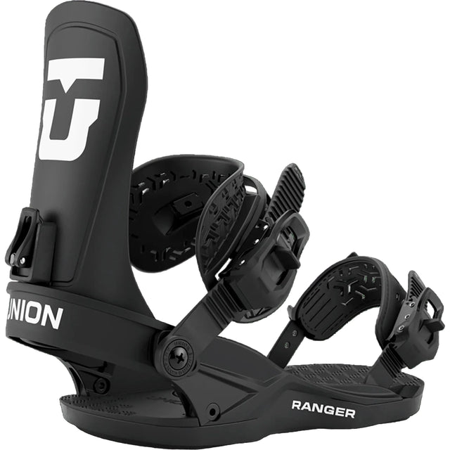 UNION Youth Ranger Snowboard Bindings Black 2027 Youth Snowboard Bindings Union 