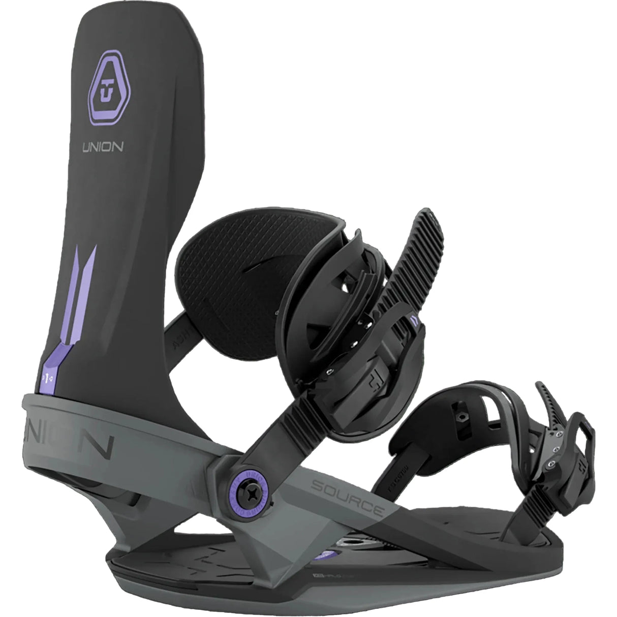 UNION Source Snowboard Bindings Black 2027 Men's Snowboard Bindings Union 