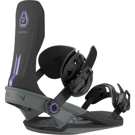 UNION Source Snowboard Bindings Black 2027 Men's Snowboard Bindings Union 