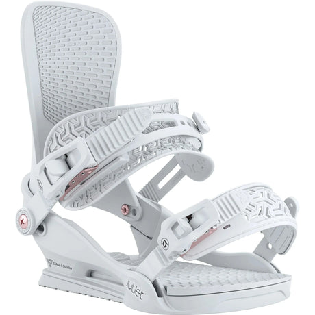UNION Women's Juliet Snowboard Bindings Light Grey 2027 Women's Snowboard Bindings Union 