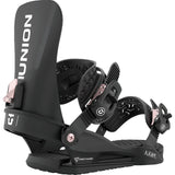 UNION Women's Juliet Snowboard Bindings Black 2027 Women's Snowboard Bindings Union 