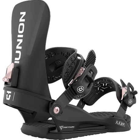 UNION Women's Juliet Snowboard Bindings Black 2027 Women's Snowboard Bindings Union 