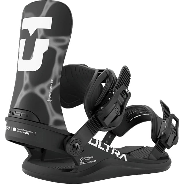 UNION Women's Ultra Snowboard Bindings Black 2027 Women's Snowboard Bindings Union 