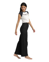 BILLABONG Women's Free Fall Twill Denim Pants Black Women's Pants Billabong 