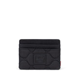 HERSCHEL Charlie Quilted Capsule Cardholder Black Men's Wallets Herschel Supply Company 