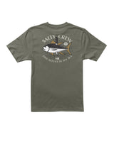 SALTY CREW Boys Omakase T-Shirt Dusty Olive Boy's T-Shirts Salty Crew 