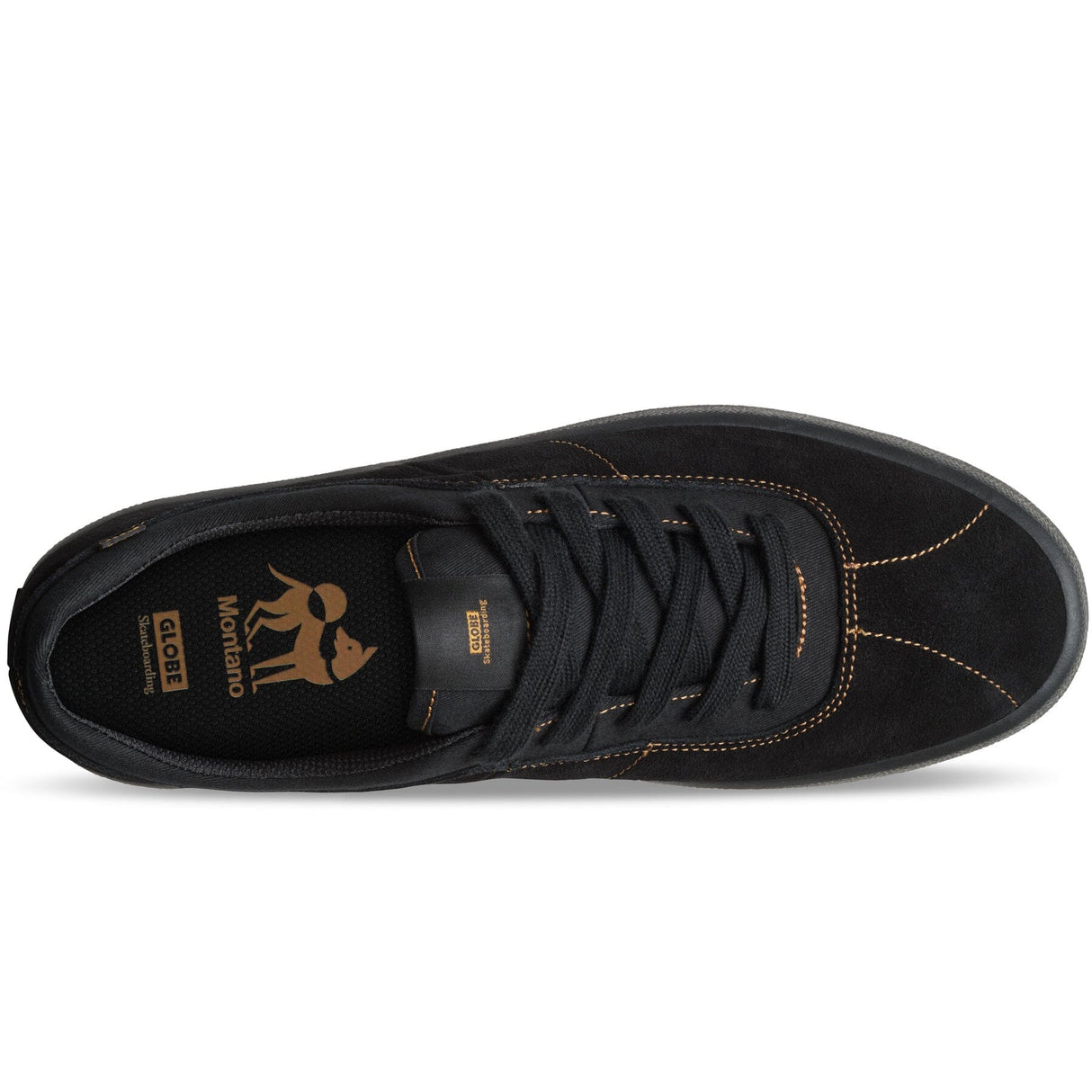 GLOBE Melbek Shoe Black/Montano Men's Skate Shoes Globe 