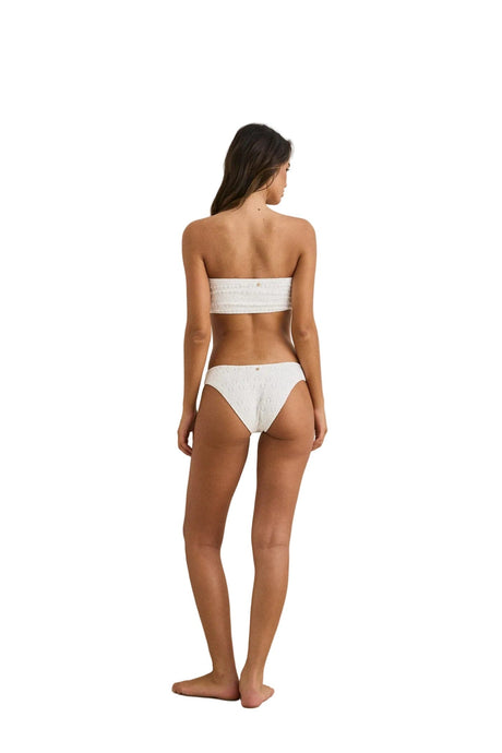 RHYTHM Women's Gigi Bandeau Tank Bikini Top White Women's Bikini Tops Rhythm 