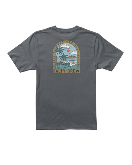 SALTY CREW Boys Archway T-Shirt Charcoal Boy's T-Shirts Salty Crew 