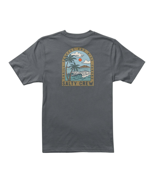 SALTY CREW Boys Archway T-Shirt Charcoal Boy's T-Shirts Salty Crew 