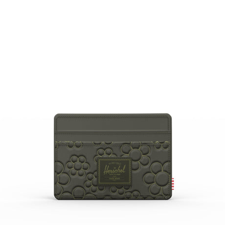 HERSCHEL Quilted Charlie Cardholder Wallet Rosin Daisy Men's Wallets Herschel Supply Company 