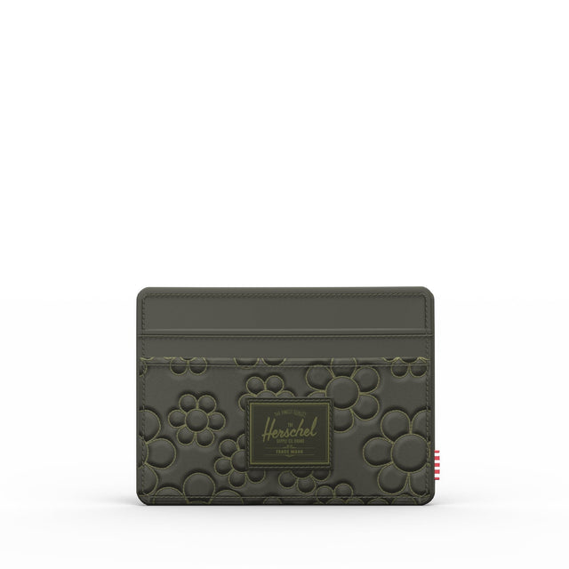 HERSCHEL Quilted Charlie Cardholder Wallet Rosin Daisy Men's Wallets Herschel Supply Company 
