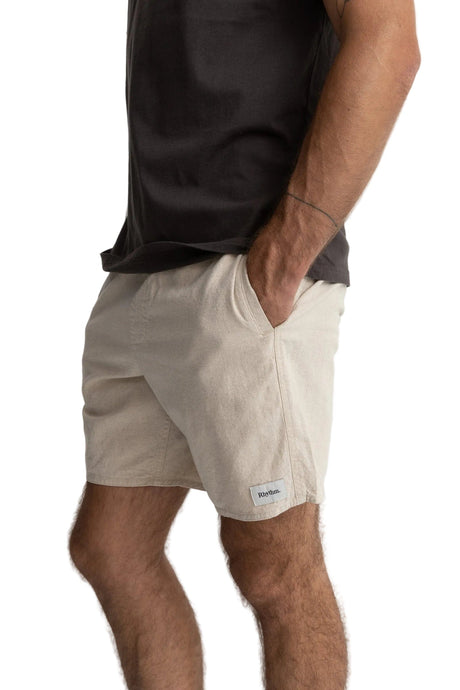 RHYTHM Classic Linen Jam Shorts Sand Men's Walkshorts Rhythm 