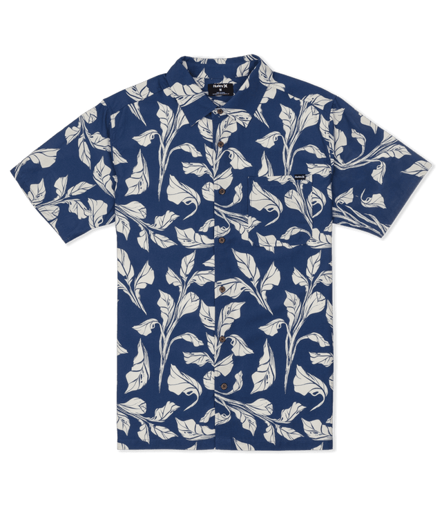 HURLEY Aero Button Up Shirt Submarine Men's Short Sleeve Button Up Shirts Hurley 